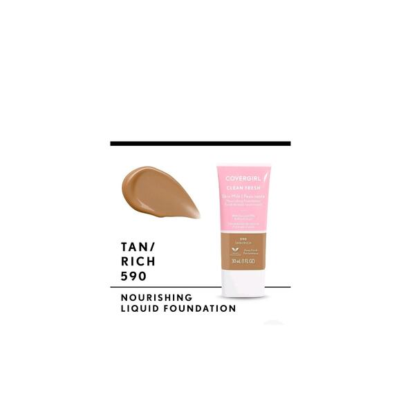 Covergirl Clean Fresh Skin Milk 590 TAN/RICH Lot Of 6 - Picture 4 of 8